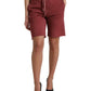 Dolce & Gabbana Chic Maroon High-Waist Designer Sweatshorts