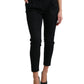 Dolce & Gabbana Chic High Waist Skinny Cropped Pants