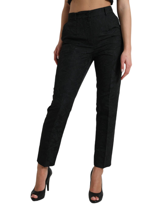 Dolce & Gabbana High Waist Tapered Elegance Pants