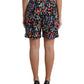 Dolce & Gabbana Chic Floral High Waist Hot Pants Shorts