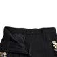 Dolce & Gabbana Elegant High Waist Floral Tapered Pants