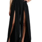 Dolce & Gabbana High Waist Wide Leg Pants with Slit