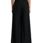 Dolce & Gabbana High Waist Wide Leg Pants with Slit