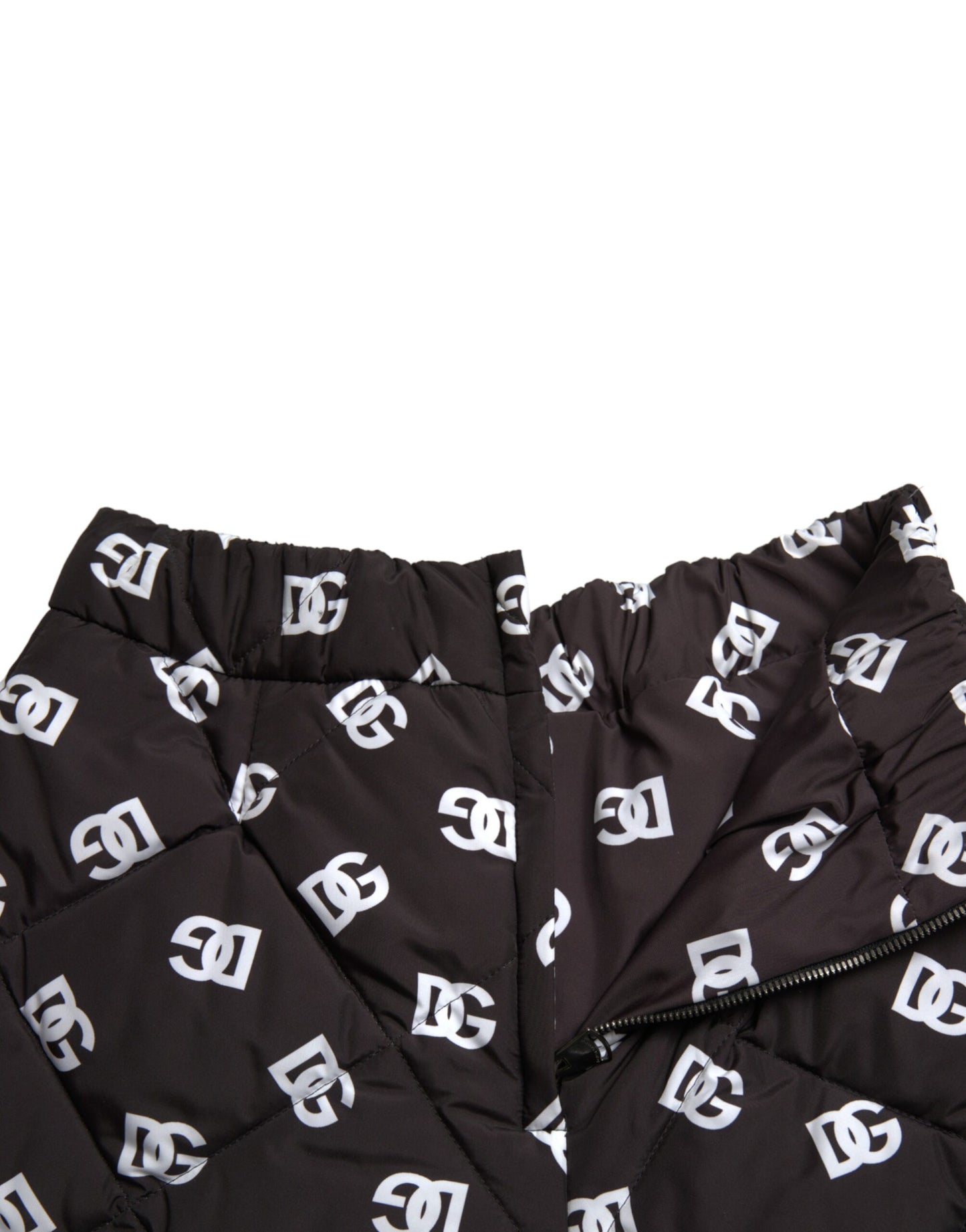 Dolce & Gabbana High Waist Bermuda Shorts with Logo Detail