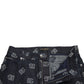 Dolce & Gabbana Chic Logo-Print High Waist Straight Jeans