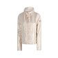 Yes Zee Pearlescent Nylon Jacket with Triple Zip Design