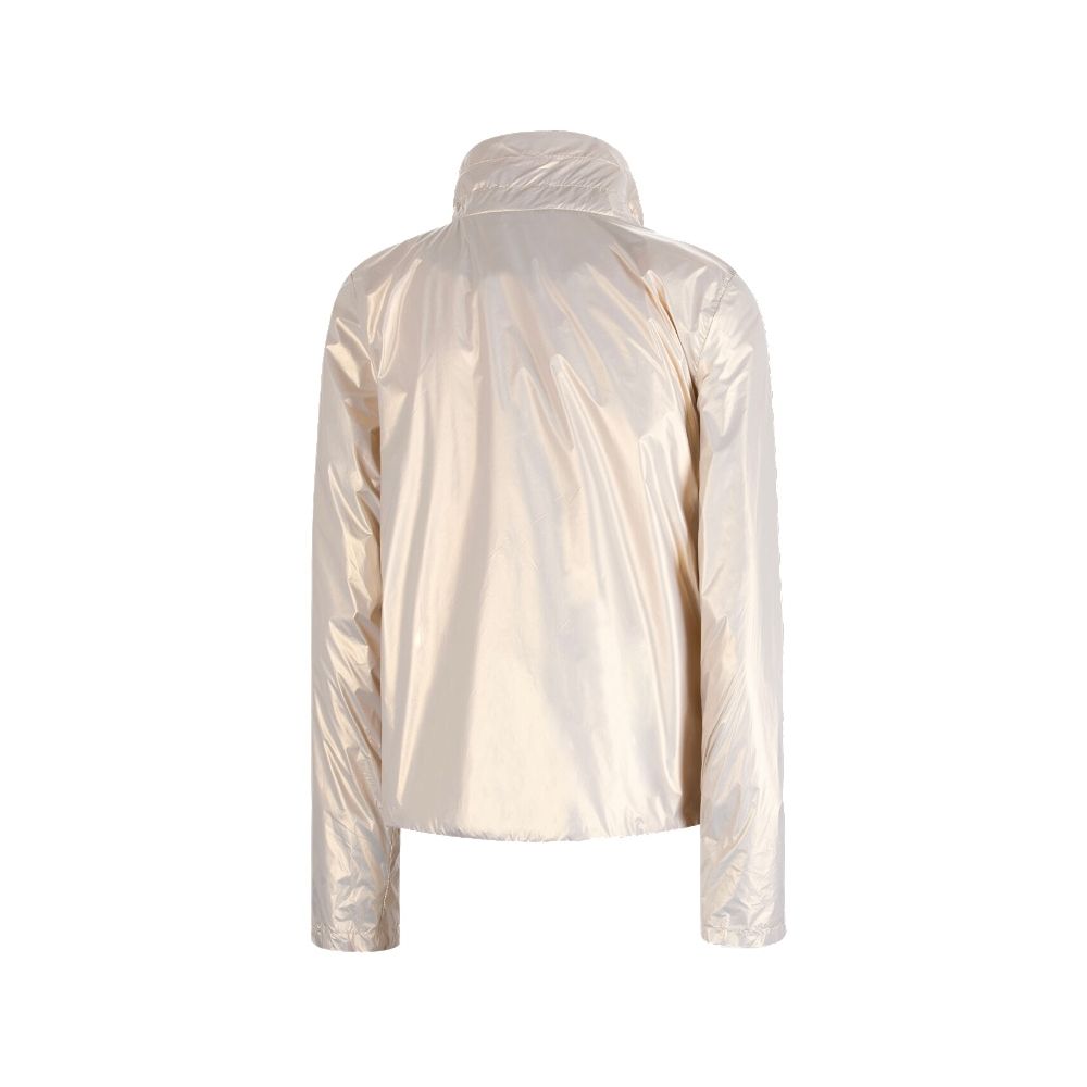 Yes Zee Pearlescent Nylon Jacket with Triple Zip Design