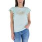 Yes Zee Sporty Chic Embroidered Crew Neck Tee