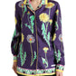 Dolce & Gabbana Elegant Silk Twill Floral Shirt