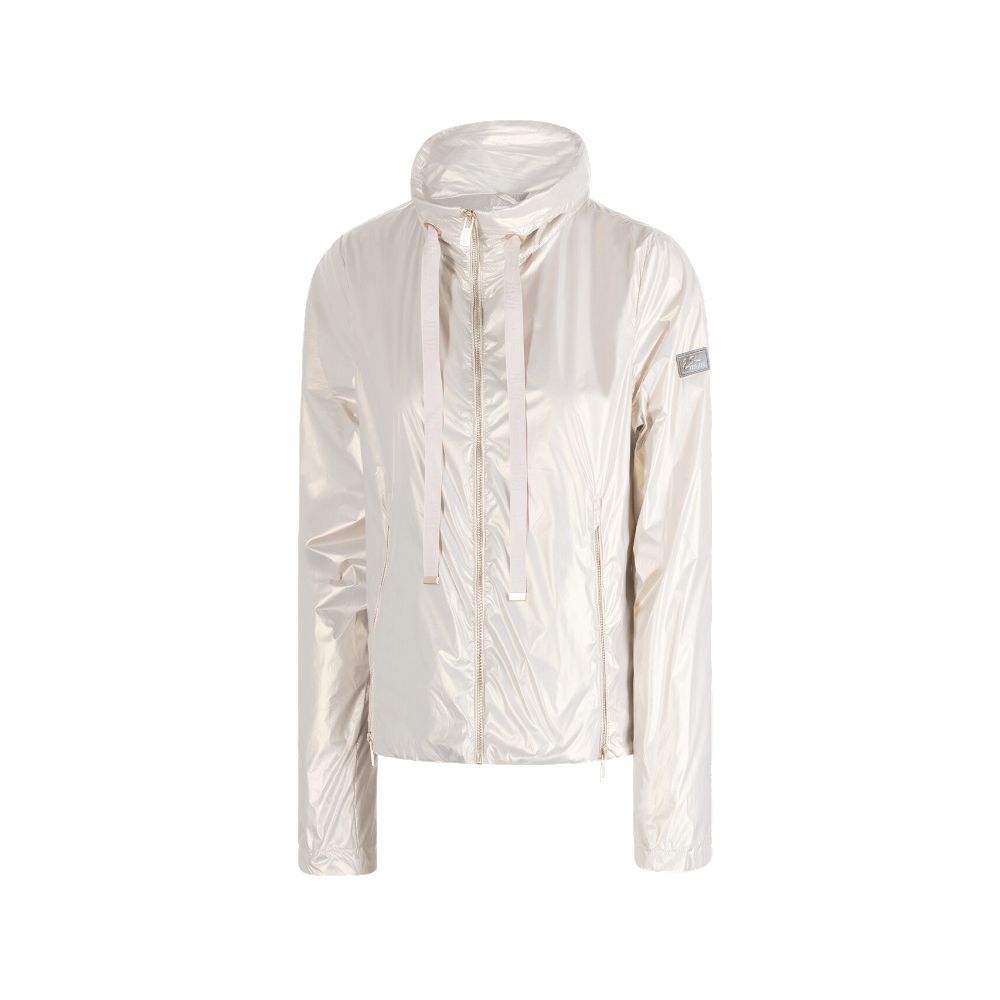 Yes Zee Pearlescent Chic Nylon Jacket for Elegant Evenings