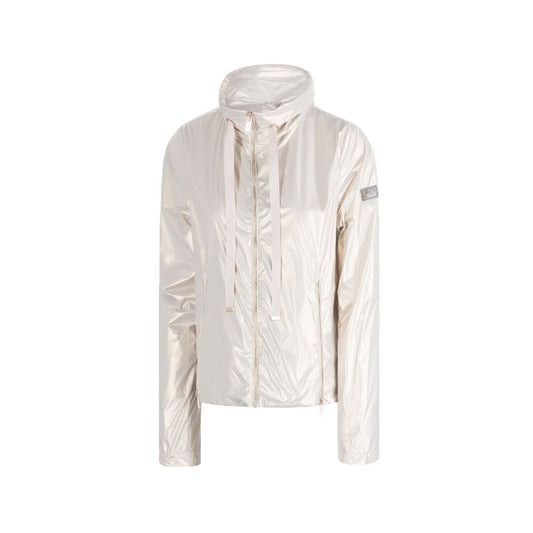 Yes Zee Pearlescent Chic Nylon Jacket for Elegant Evenings