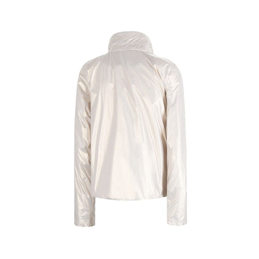 Yes Zee Pearlescent Chic Nylon Jacket for Elegant Evenings