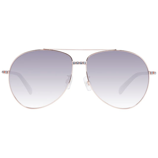 Swarovski Rose Gold Women Sunglasses