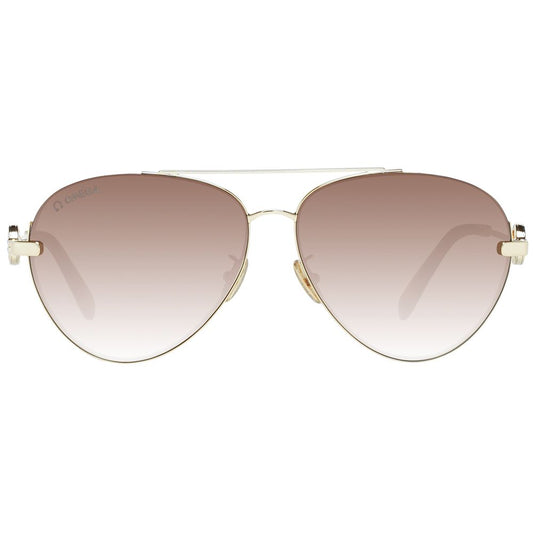 Omega Gold Women Sunglasses