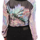 Sergei Grinko Multicolor Silk Blouse Jacket