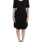 CO|TE Elegant Black Short Sleeve Venus Dress