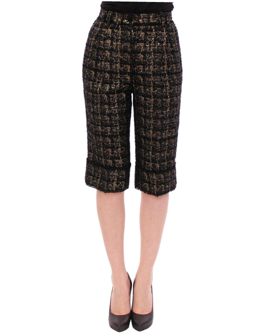 Dolce & Gabbana Elegant Designer Woven Shorts