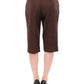 Dolce & Gabbana Elegant Wool Blend Brown Shorts