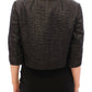 Dolce & Gabbana Elegant Black Bolero Shrug Jacket