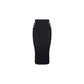 Yes Zee Sophisticated Pencil Skirt with Decorative Buttons