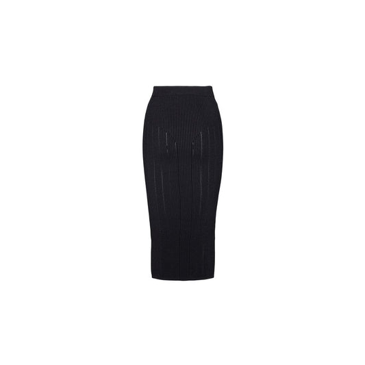 Yes Zee Sophisticated Pencil Skirt with Decorative Buttons