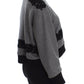 Dolce & Gabbana Elegant Gray Cashmere Blend Lace Sweater