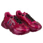 Dolce & Gabbana Chic Fuchsia Patent Leather Sneakers