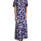 Dolce & Gabbana Elegant Floral Silk Maxi Dress