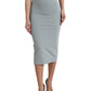 Dolce & Gabbana Elegant High Waist Midi Pencil Skirt