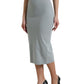 Dolce & Gabbana Elegant High Waist Midi Pencil Skirt