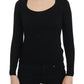 Dolce & Gabbana Elegant Black Wool Crewneck Sweater