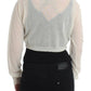 Ermanno Scervino Chic Cropped Alpaca Blend Sweater