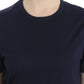 Ermanno Scervino Elegant Blue Cotton Sweater