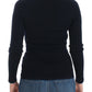 Ermanno Scervino Chic Blue Wool Blend Sweater