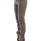 Ermanno Scervino Chic Taupe Skinny Jeans for Elevated Style