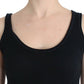 Ermanno Scervino Elegant Black Cashmere Knit Top