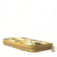 Dolce & Gabbana Sunflower Print Leather Continental Wallet