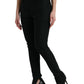 Dolce & Gabbana Elegant Mid Waist Tapered Virgin Wool Pants