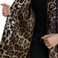 Dolce & Gabbana Exquisite Jacquard Trench With Tiger Motif