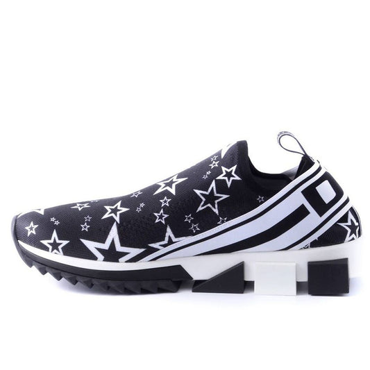 Dolce & Gabbana Stellar Stretch Sneakers in Monochrome