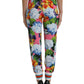 Dolce & Gabbana Floral High-Rise Drawstring Jogger Pants