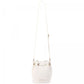 Baldinini Trend Elegant Striped Mini Bucket Shoulder Bag