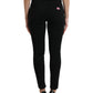 Dolce & Gabbana Elegant Black Mid-Waist Stretch Jeans