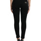 Dolce & Gabbana Elegant Black Mid Waist Stretch Jeans