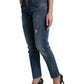 Dolce & Gabbana Chic Boyfriend Mid-Waist Stretch Jeans