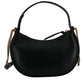 Versace Elegant Half Moon Leather Shoulder Bag