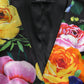 Dolce & Gabbana Floral Silk Blend Sleeveless Waistcoat