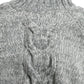 Dolce & Gabbana Elegant Gray Cashmere Blend Turtleneck Pullover