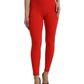 Dolce & Gabbana Elegant High Waist Red Leggings