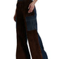 Dolce & Gabbana Elegant High-Waist Corduroy Cargo Jeans